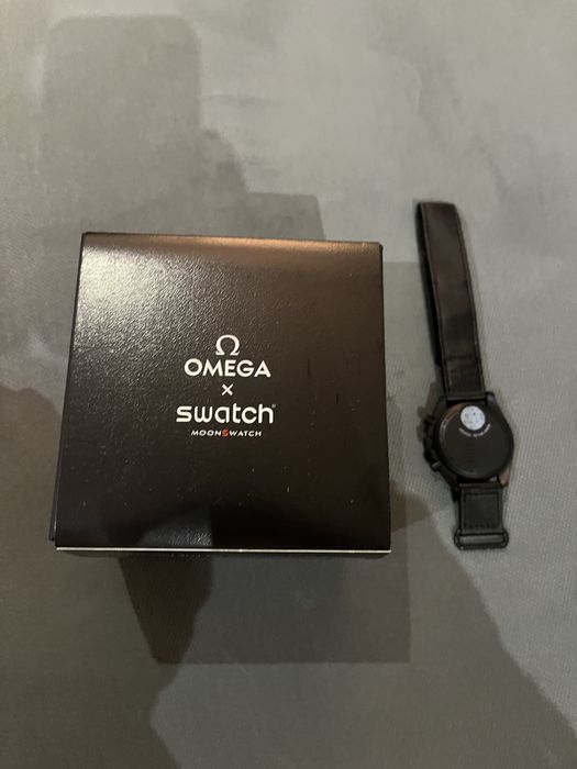 Relógio swatch x omega mission to the moon moonphase