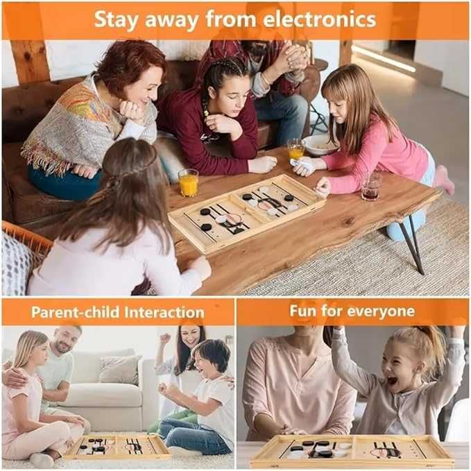 Большая настольная игра 54 см! Катапульта деревянный футбол, хоккей