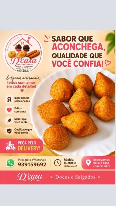 Doces e salgados para sua festa.