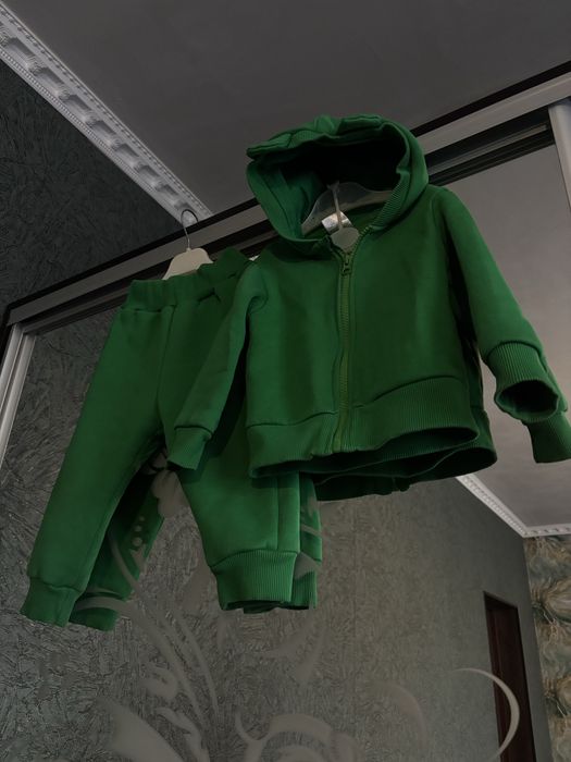 Детские тёплый костюм тройка