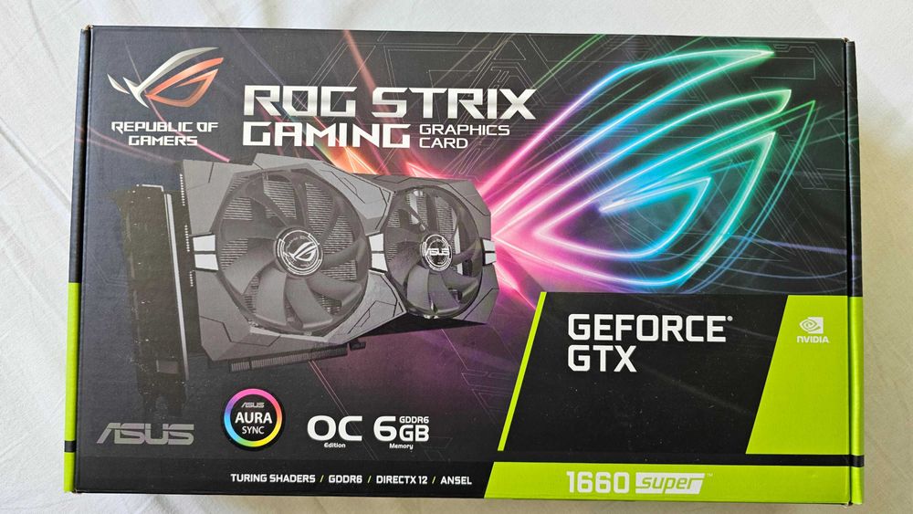 ASUS ROG Strix GTX 1660 Super 6GB | Гарний стан!