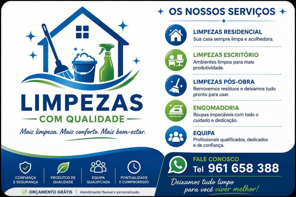 Serviços de limpeza