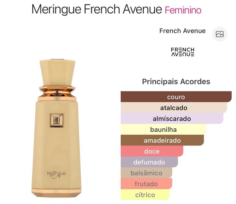 Perfume Meringue french avenue
