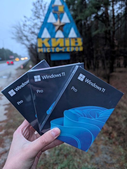Windows 11 Pro Боксова Ліцензія Віндовс Коробка Виндовс 11 Про BOX
