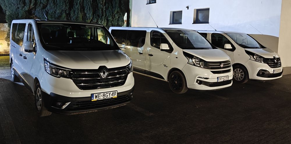 Wypożyczenie Wynajem Busa 9 osobowego TRAFIC, VIVARO