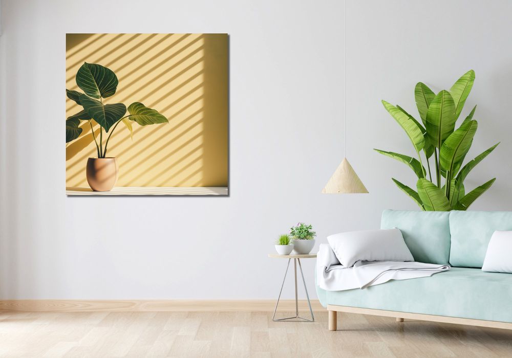 Obraz 100x100cm Złota Poświata