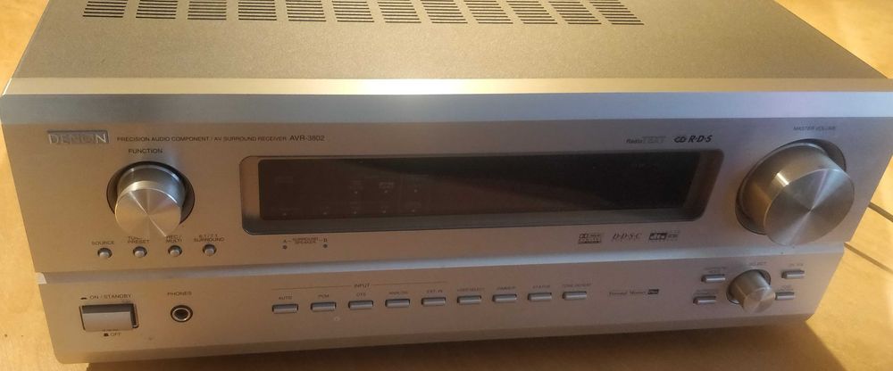 Denon AVR 3802 - legendarny amplituner AV, doskonały stan, z pilotem!