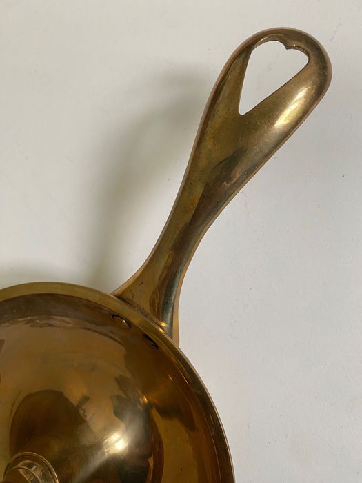 Stary Mosiężny świecznik