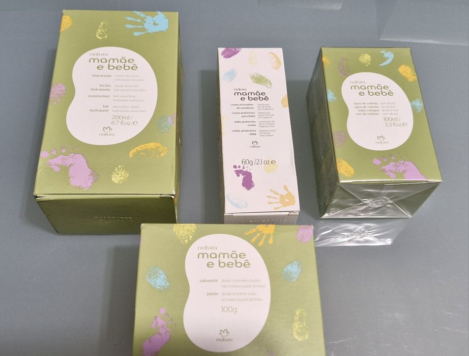 Produtos Mamãe e Bebê Natura