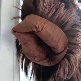 Casaco de cerimónia em cabelo artificial #