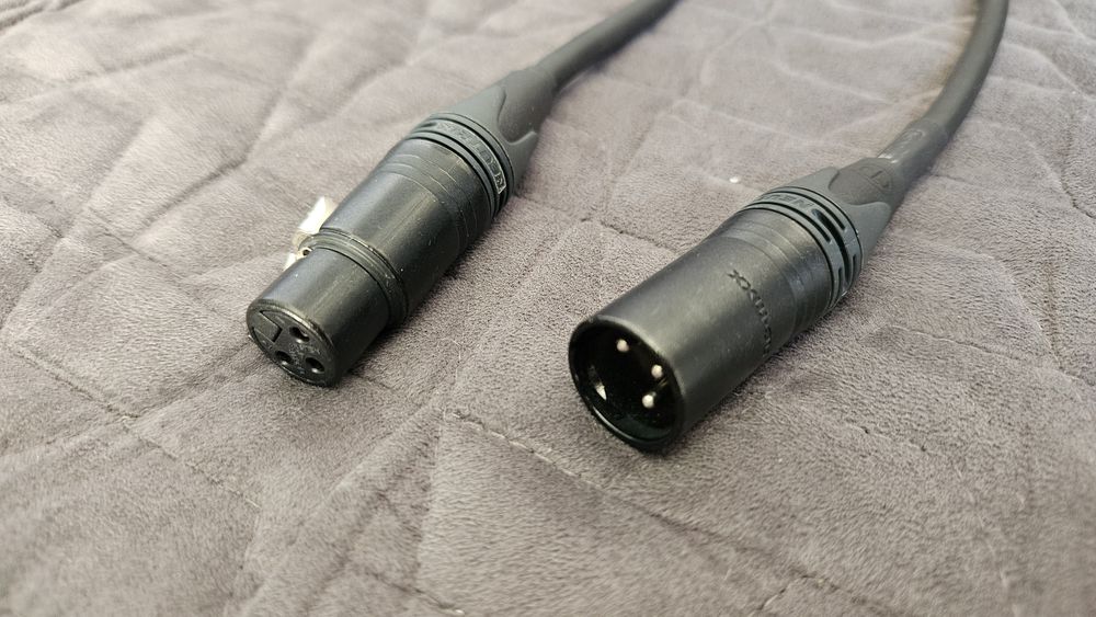 Kabel mikrofonowy 2 x XLR 7,5mb NEUTRIK