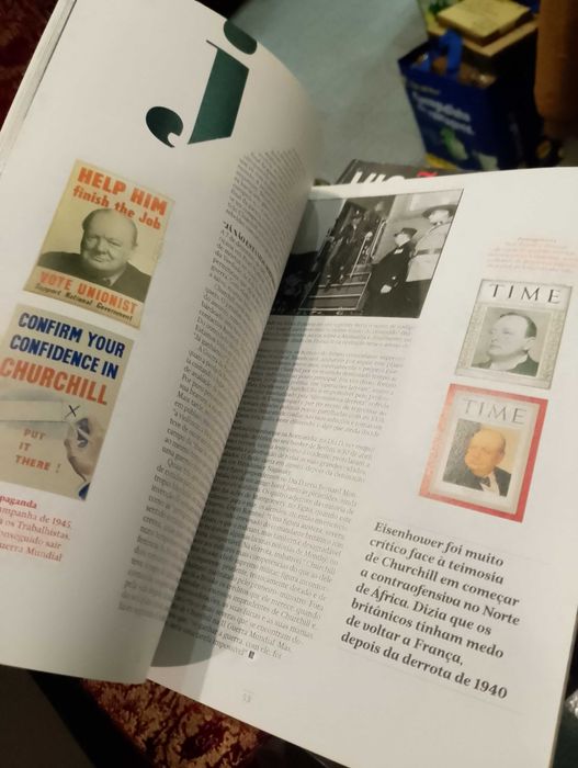 Revista Visão Biografia - Winston Churchill + Kennedy