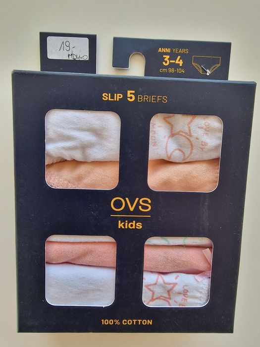 5pak majtki dla dziewczynki rozmiar 98/104