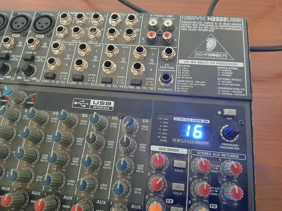Behringer henyh 2222 USB mikser audio dsp tanio
