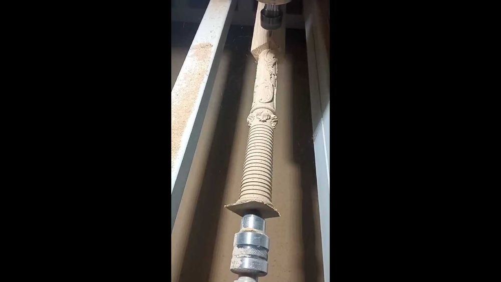 Станок фрезерный с ЧПУ 4 шпинделя, 4 поворотных группы. 4Д ЧПУ.