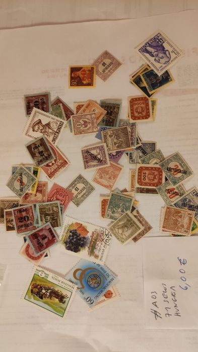 Vários lotes de selos