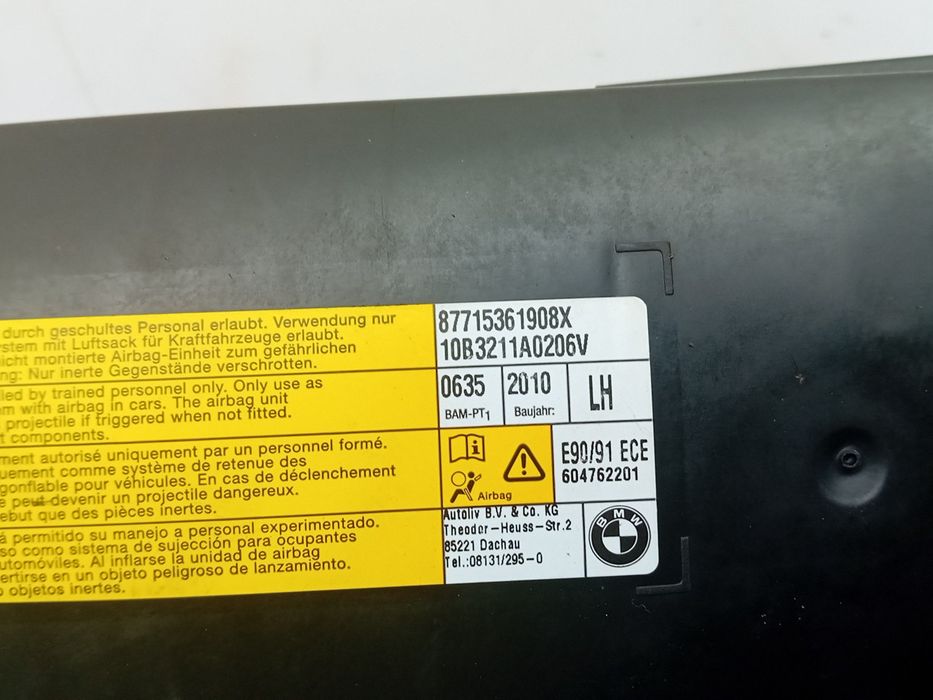 Airbag banco esquerdo BMW 3 (E90)