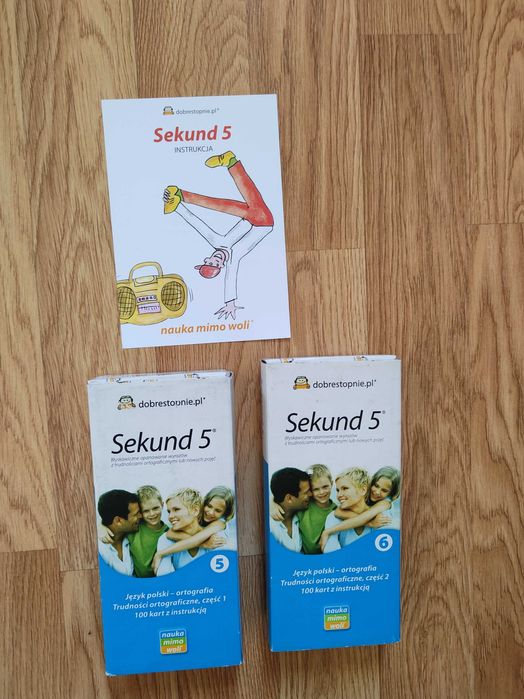Gra edukacyjna fiszki sekund 5