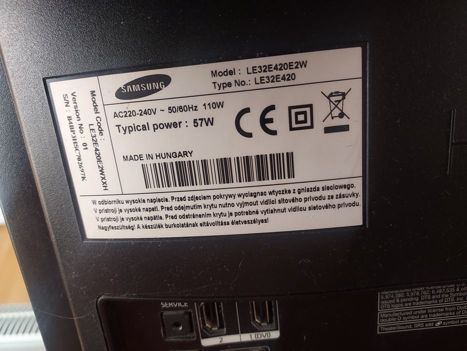 Telewizor samsung LE32e420E2w