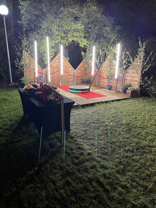 Fotobudka 360 Drink Bar Złota ścianka