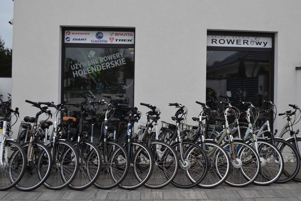 Rower elektryczny ze wspomaganiem * Gazelle Sparta Flyer Batavus Scott