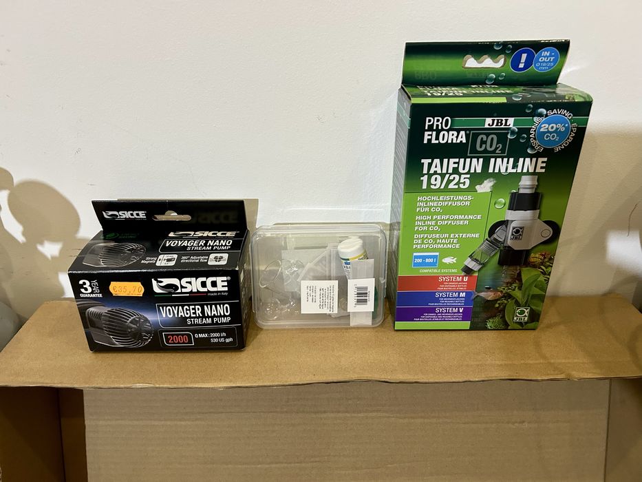 Filtro externo JBL e1902 + Bomba Circulaçao + Kit CO2