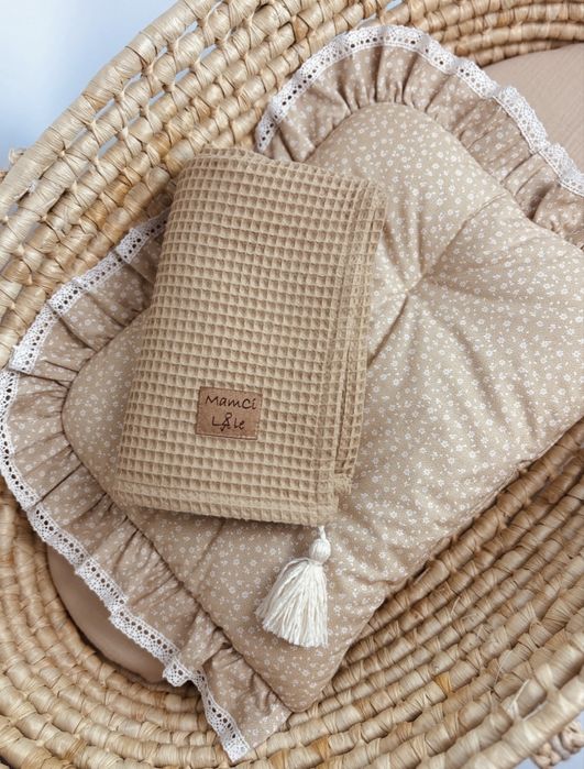 Kocyk z wafla z podusią