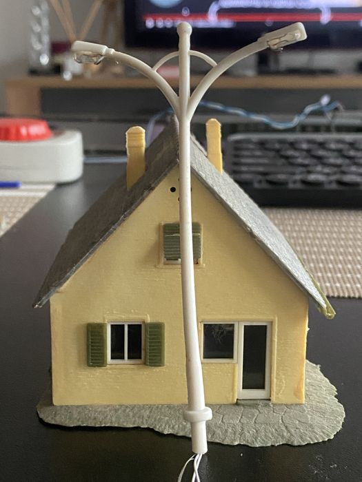 Модель фонаря H0 1:87