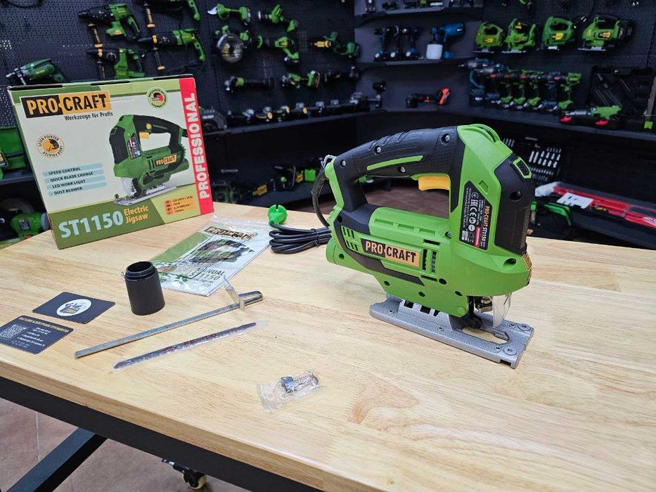 Лобзик Электролобзик ProCraft ST1150 Лазер Подсветка Медная Обмотка