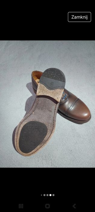 Buty skórzane Oxford Massimo Dutti r. 41