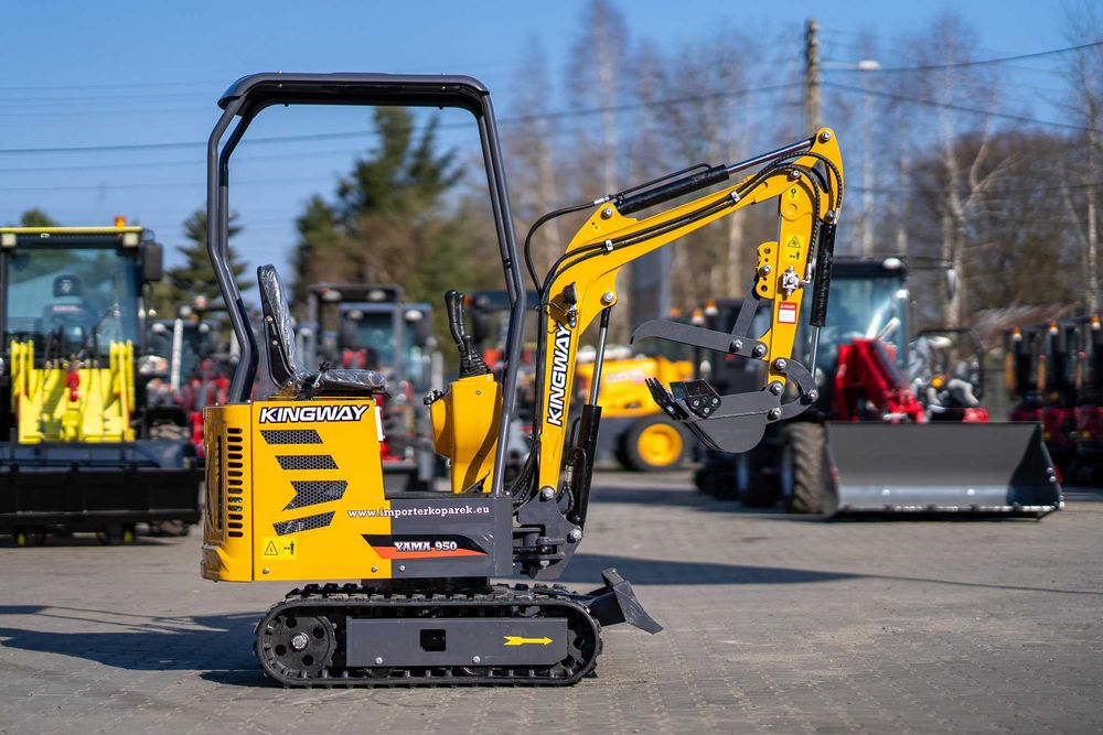 Minikoparka Kingway YAMA950 3 łyżki w zestawie