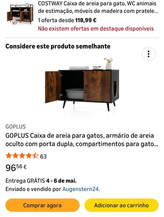 Armario de caixa de areia para gatos