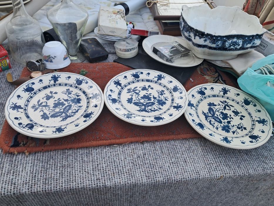 Tres pratos de sobremesa