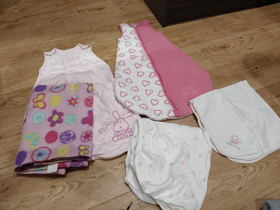 Wyprawka niemowlęca dla dziewczynki pościel kokon  itp
