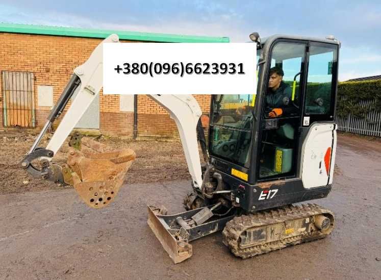 Міні екскаватор BOBCAT E17 *759 ГОДИН*РІК 2022*
