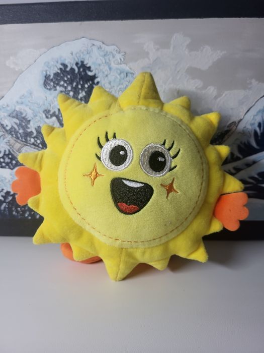 Biedronkowy pluszak słońce