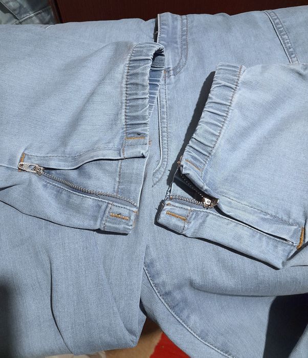 Ого-го какой размерчик новые стрейчевые джинсы джоггеры батал