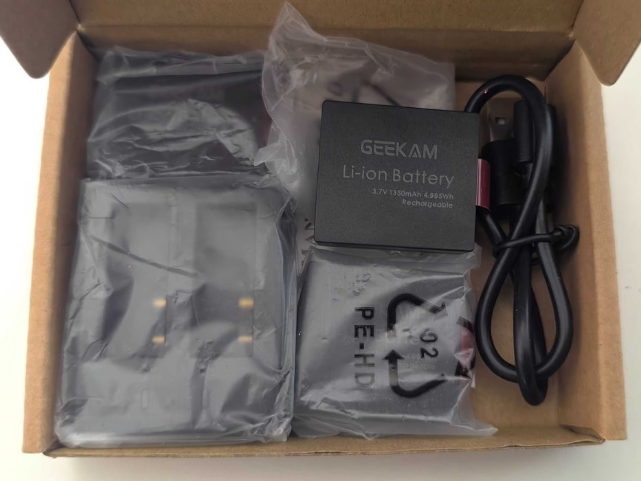 Для екшн-камери GEECAM SJCAM 4АКБ *900mAh + Зарядка