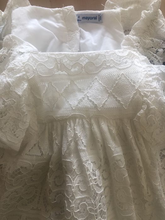 Vestido de Cerimónia rendado Mayoral  Menina 4 anos