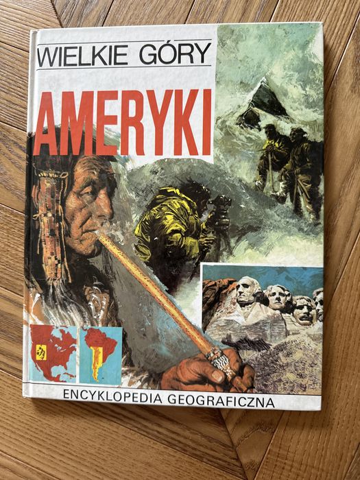 Książka dla dzieci wncyklopedia wielkie góry ameryki