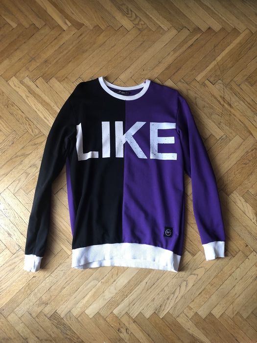 Кофта NIKE черно-фиолетовая унисекс, размер M