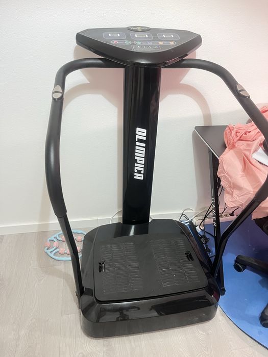 Vibroplate a funcionar
