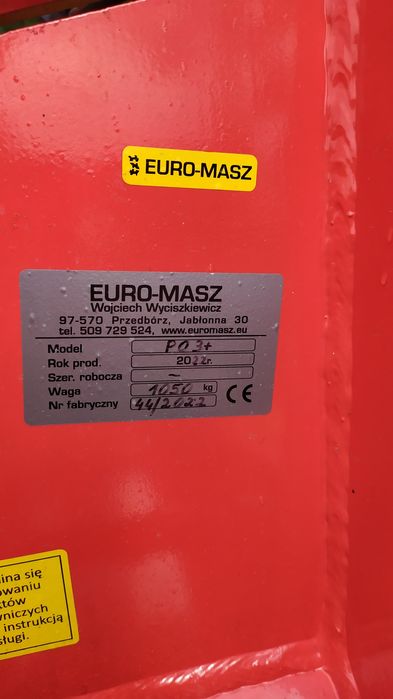 Pług obrotowy Euro Masz P04 3+1