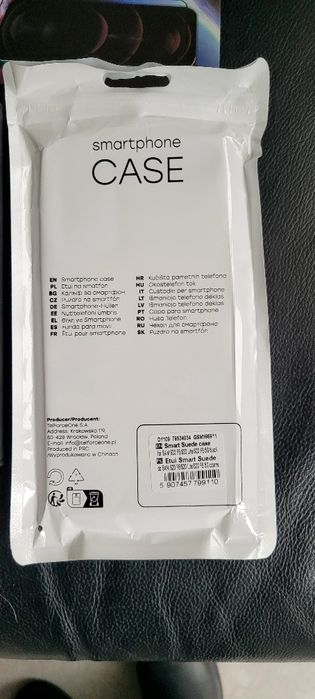Etui S20 FE 5G  samsung czarne+szkło ochronne