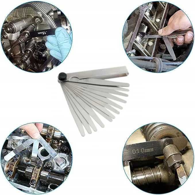 SZCZELINOMIERZ Listkowy Miernik DO SZCZELIN 0,10 - 1,00mm 10 PŁYTEK