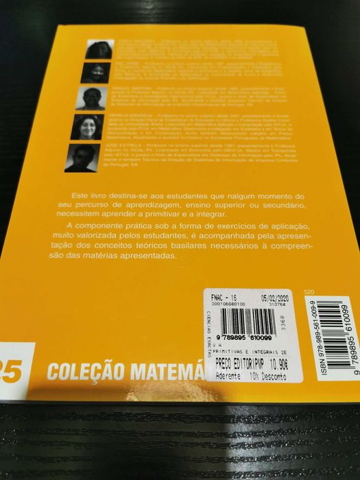 Primitivas e Integrais – Com Aplicações às Ciências Empresariais