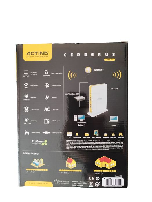 Router WiFi Actina powered by Pentagram Cerberus P 6820