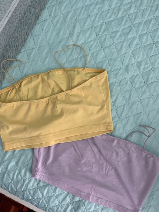 Tops curtos de verão
