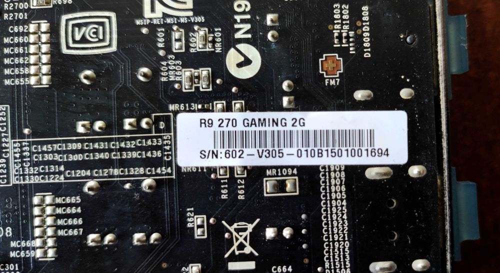 MSI Radeon R9 270 2GB GDDR5 + Cabo DVI-D | Totalmente Funcional
