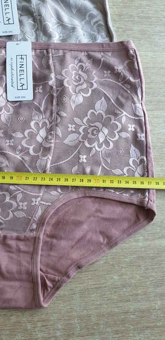 3×Damskie majtki figi z wysokim stanem 2XL Finella